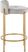 Bannon I Silver Counter Stool Set of 2