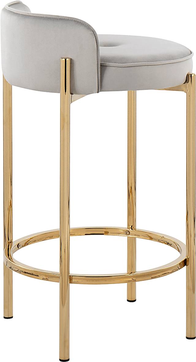 Bannon I Silver Counter Stool Set of 2 - Thumbnail - Image 4