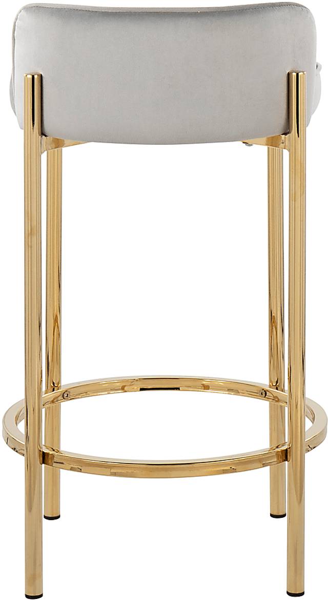 Bannon I Silver Counter Stool Set of 2 - Thumbnail - Image 5