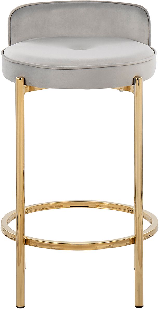 Bannon I Silver Counter Stool Set of 2