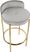 Bannon I Silver Counter Stool Set of 2