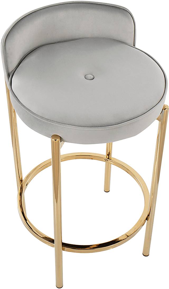 Bannon I Silver Counter Stool Set of 2 - Thumbnail - Image 7