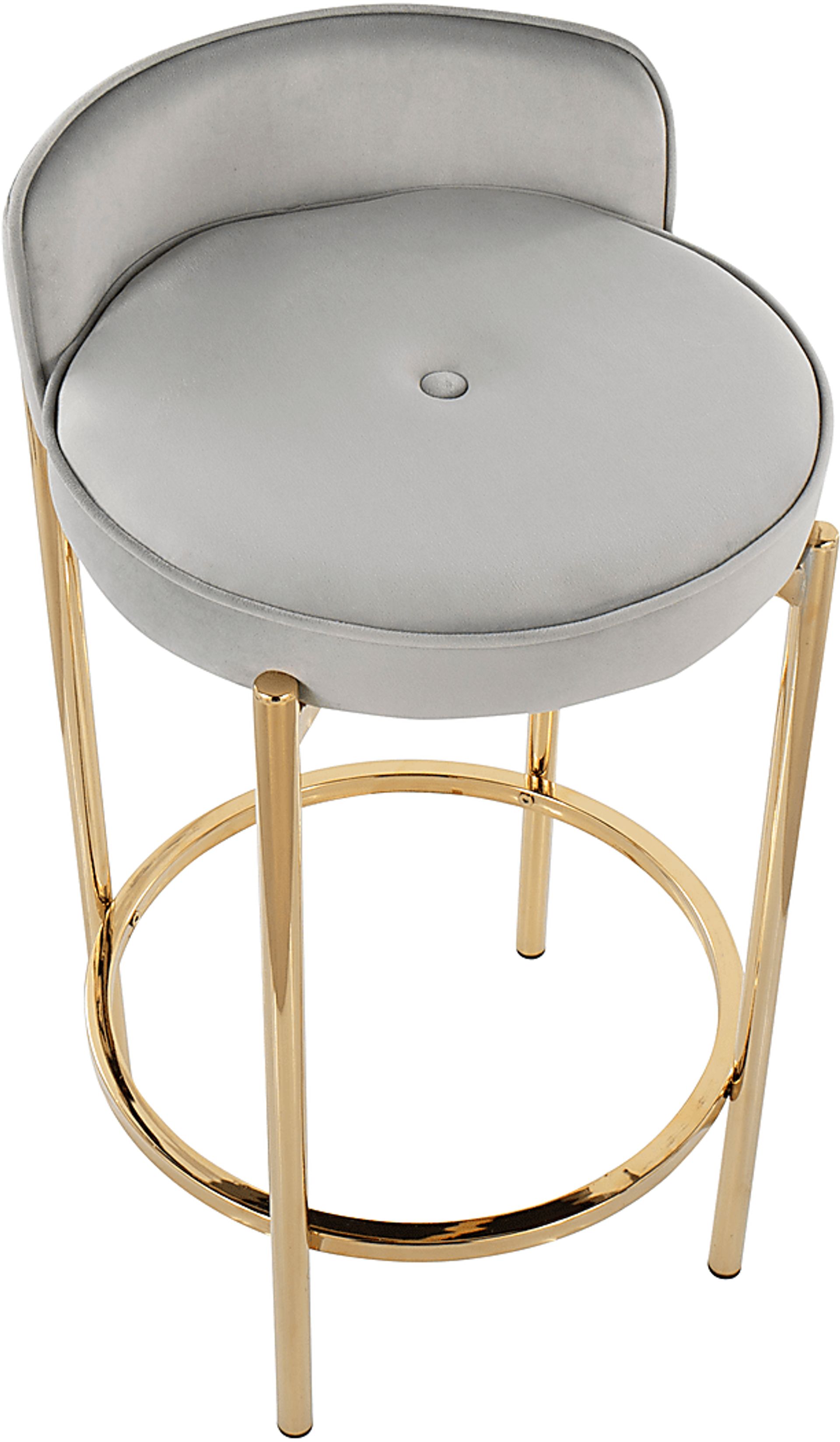 Bannon I Silver Counter Stool Set of 2 - Image 7