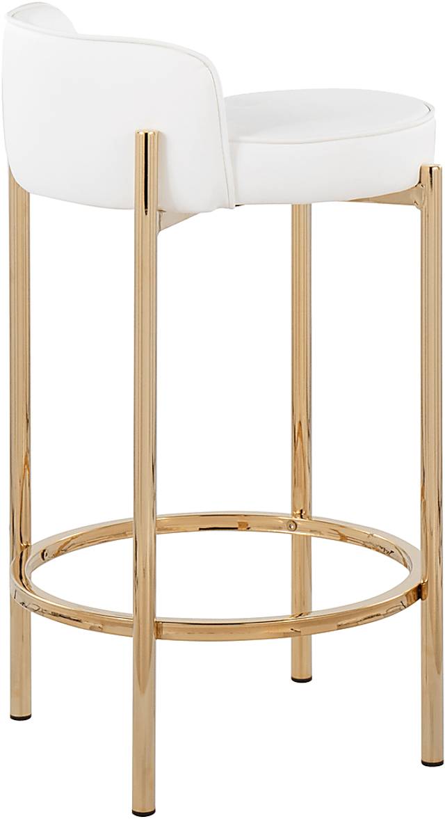 Bannon I White Counter Stool Set of 2 - Thumbnail - Image 4
