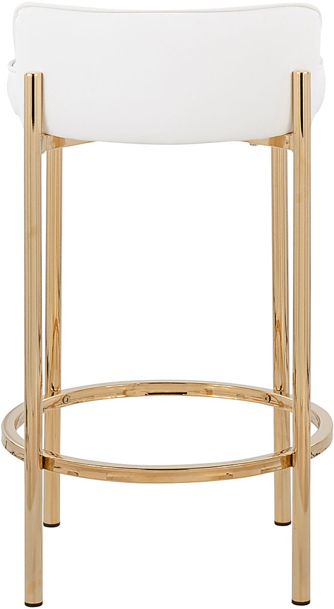 Bannon I White Counter Stool Set of 2