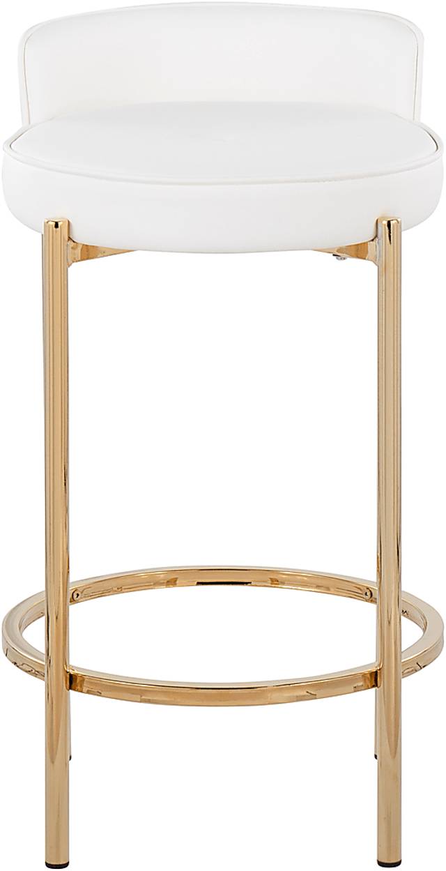 Bannon I White Counter Stool Set of 2 - Thumbnail - Image 6