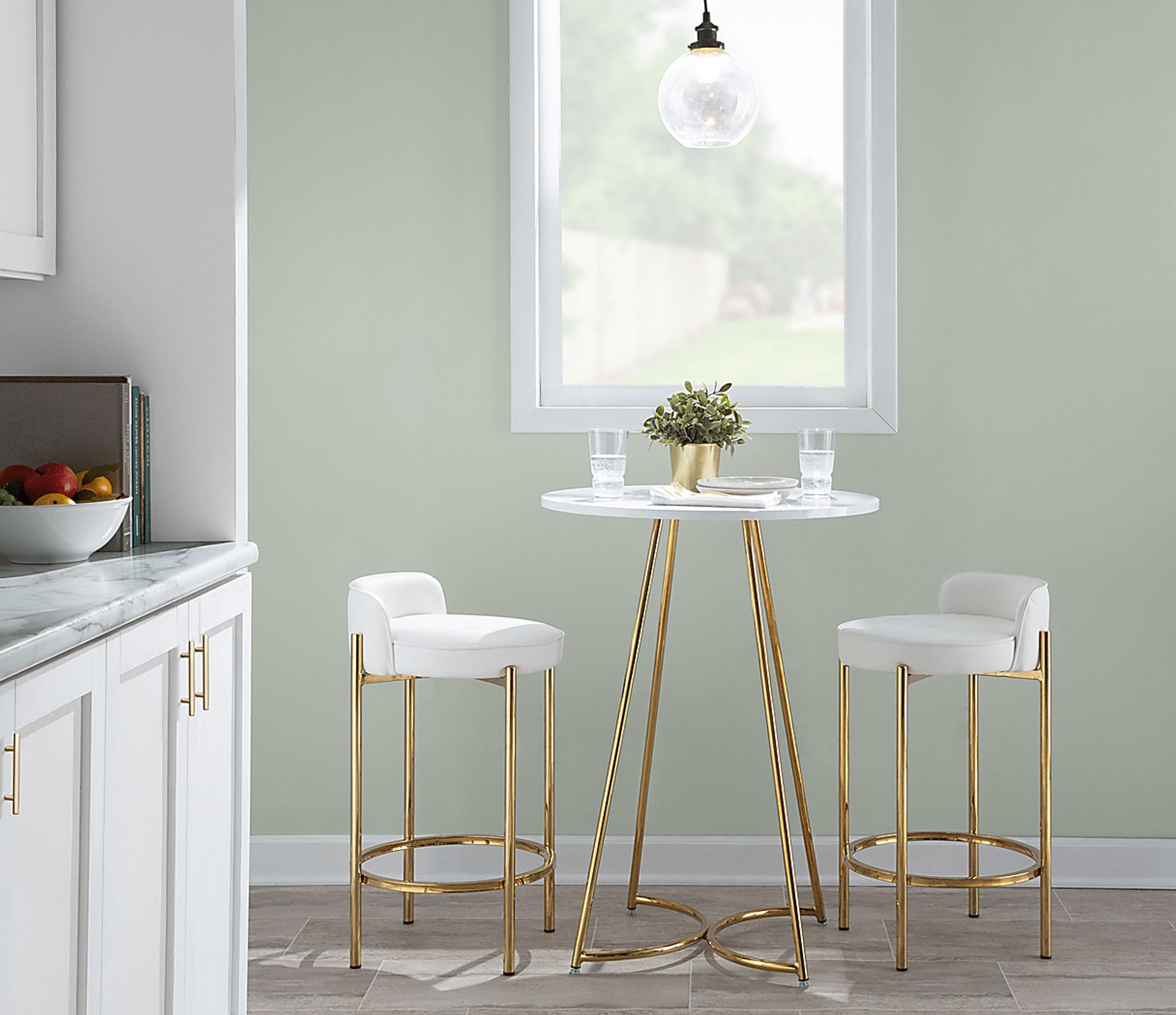 Bannon I White Counter Stool Set of 2 - Image 8