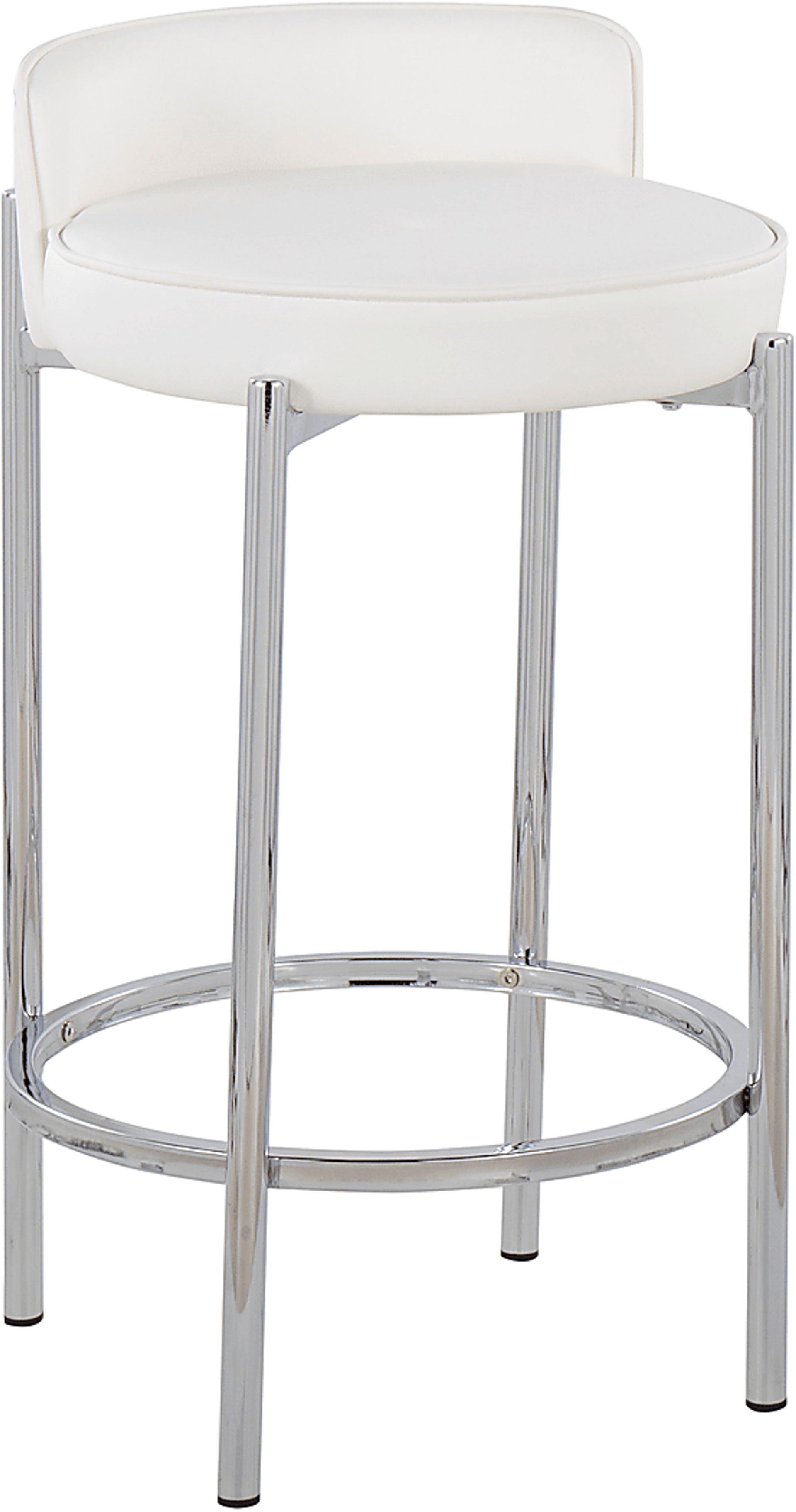 Bannon II White Counter Stool Set of 2 - Image 2