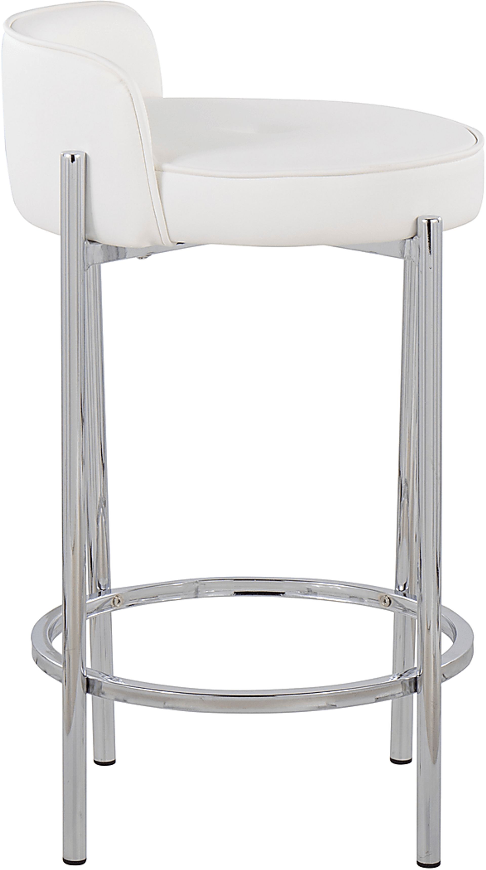 Bannon II White Counter Stool Set of 2 - Image 3