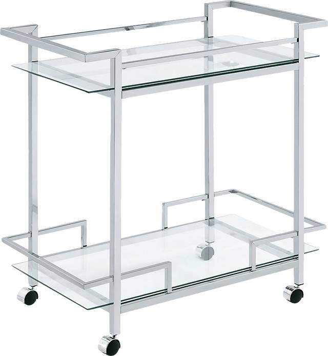 Banofax Silver Bar Cart - Thumbnail - Image 1
