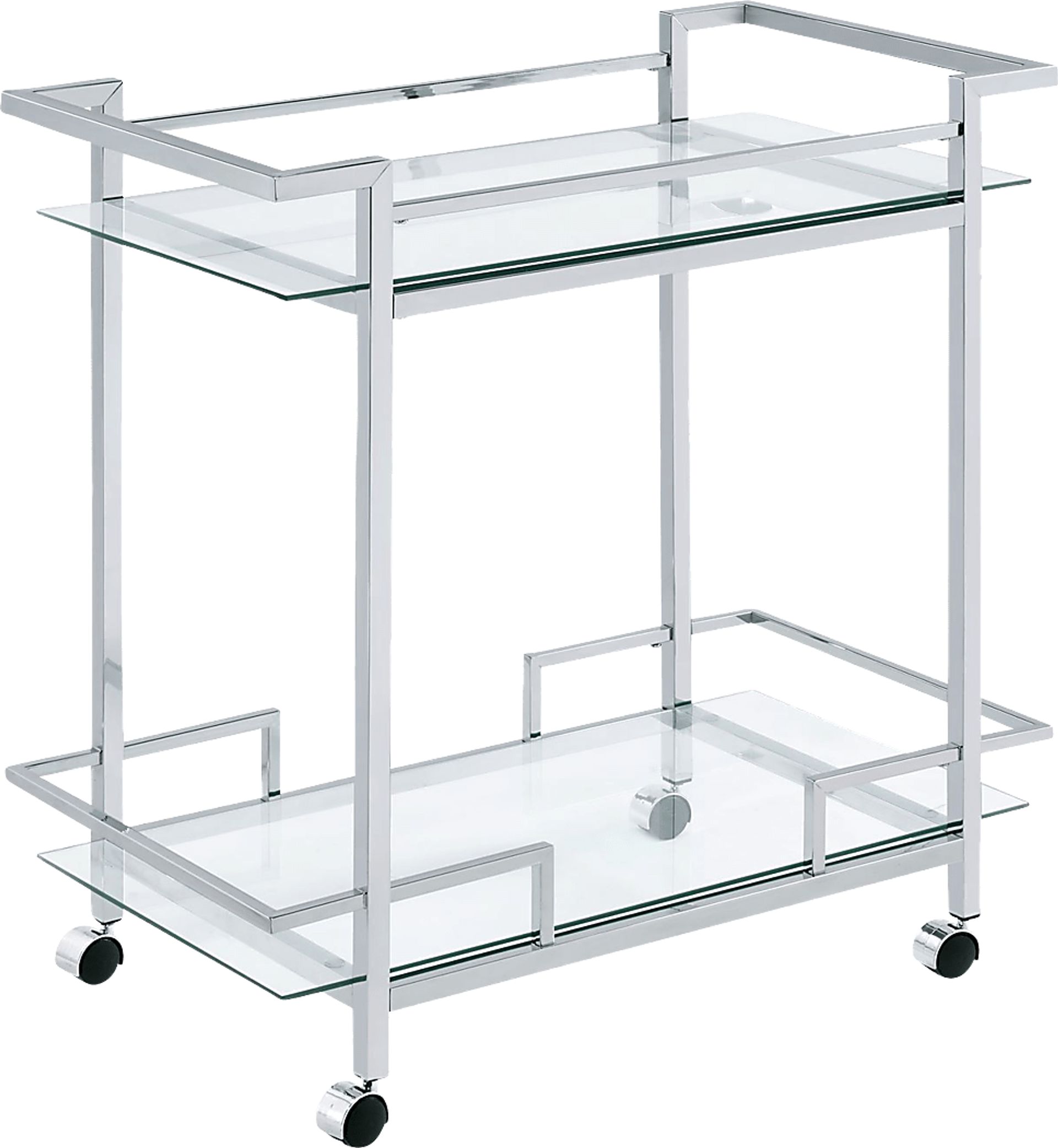 Banofax Silver Bar Cart - Image 1