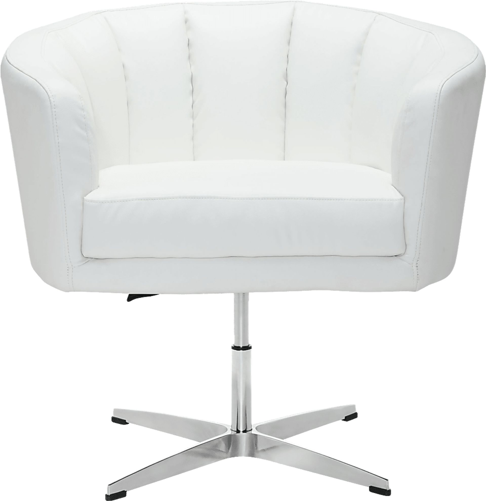 Banoffee White Office Chair - Image 3