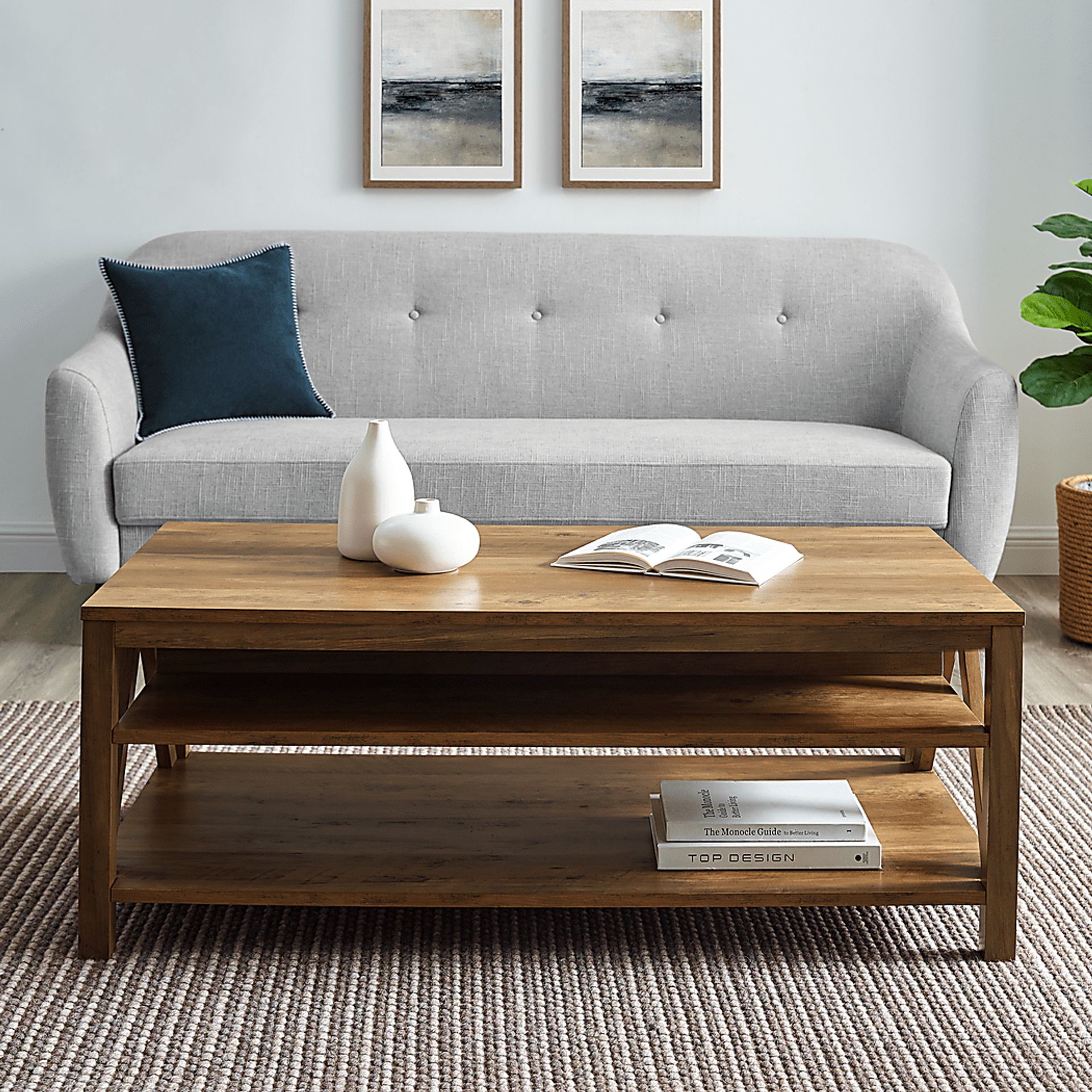 Banpass Brown Cocktail Table - Image 4