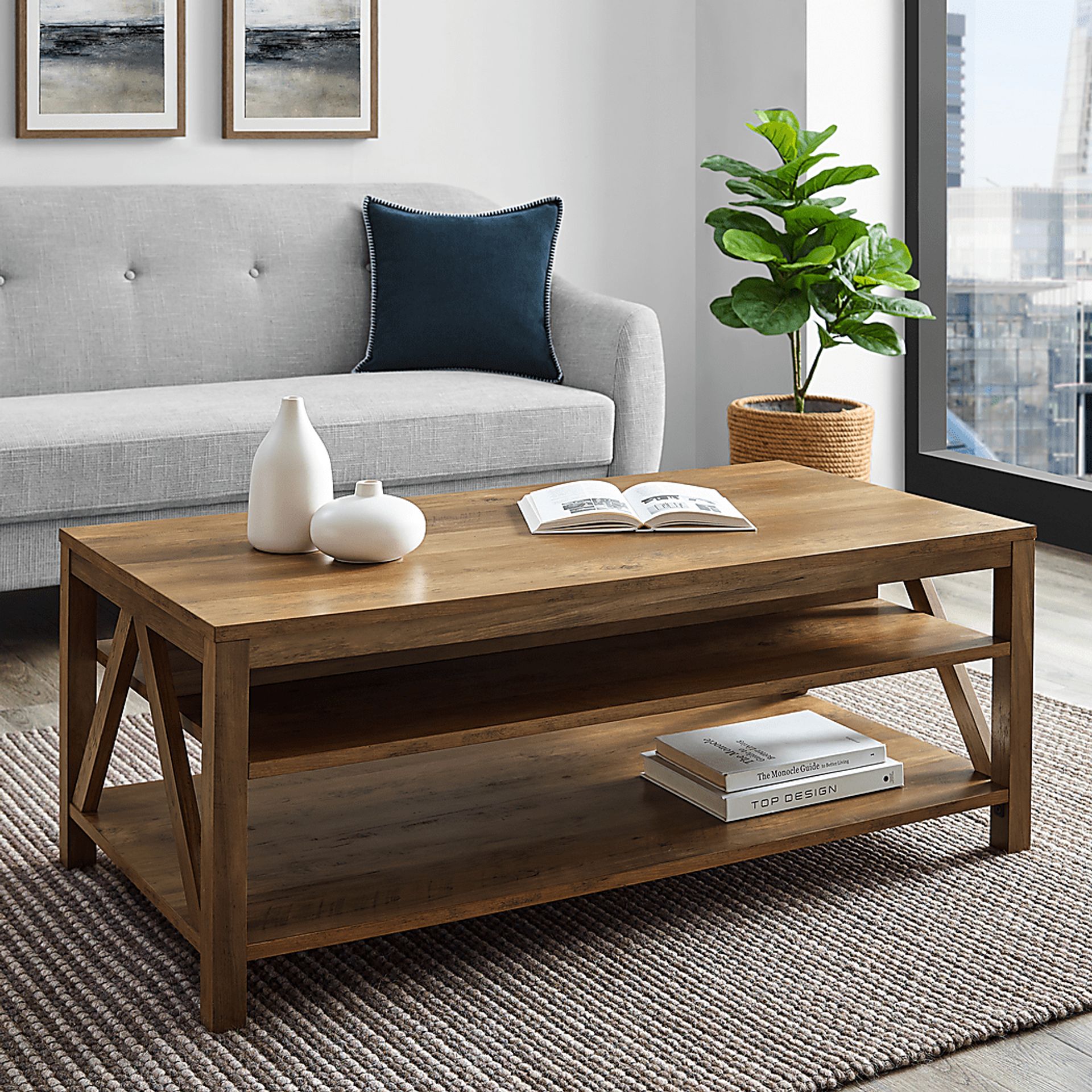Banpass Brown Cocktail Table - Image 5