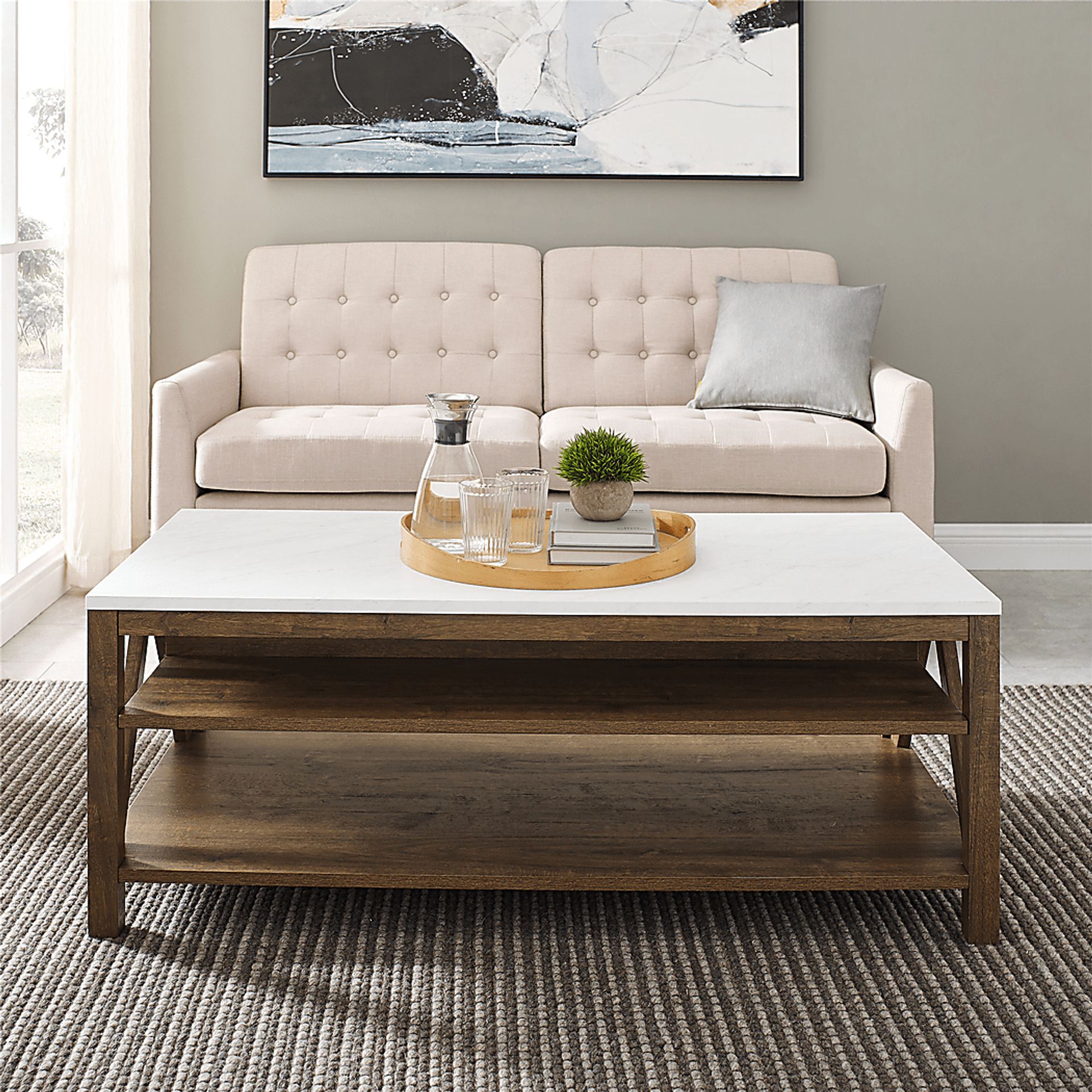Banpass Walnut Cocktail Table - Image 4