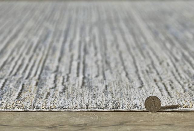 Banrood Gold/Blue 5'3 x 7'10 Rug - Thumbnail - Image 3