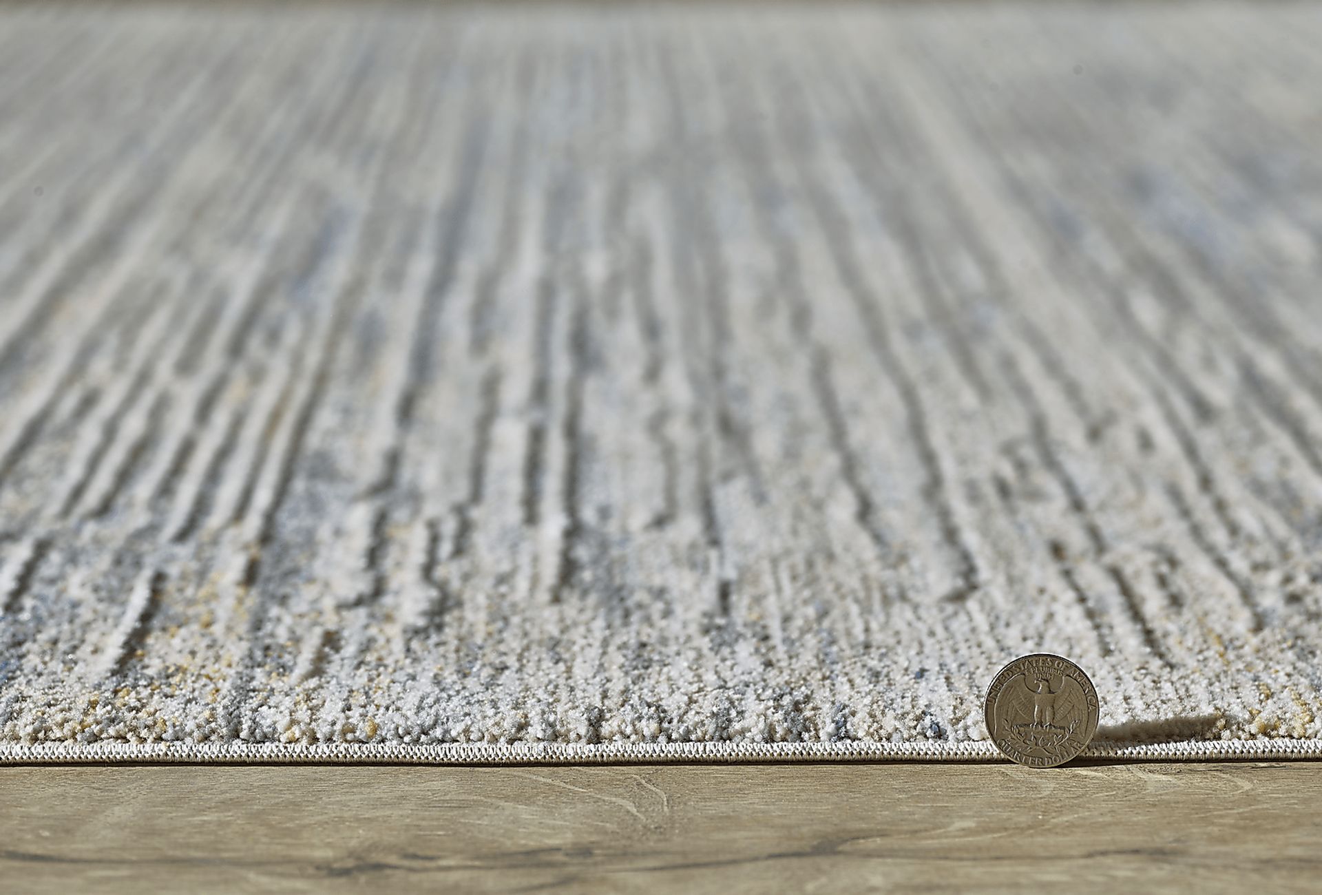Banrood Gold/Blue 5'3 x 7'10 Rug - Image 3
