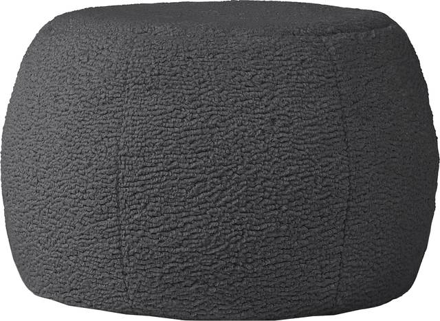 Bansqa I Black Shearling Pouf - Thumbnail - Image 1