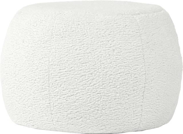 Bansqa I White Shearling Pouf - Thumbnail - Image 1