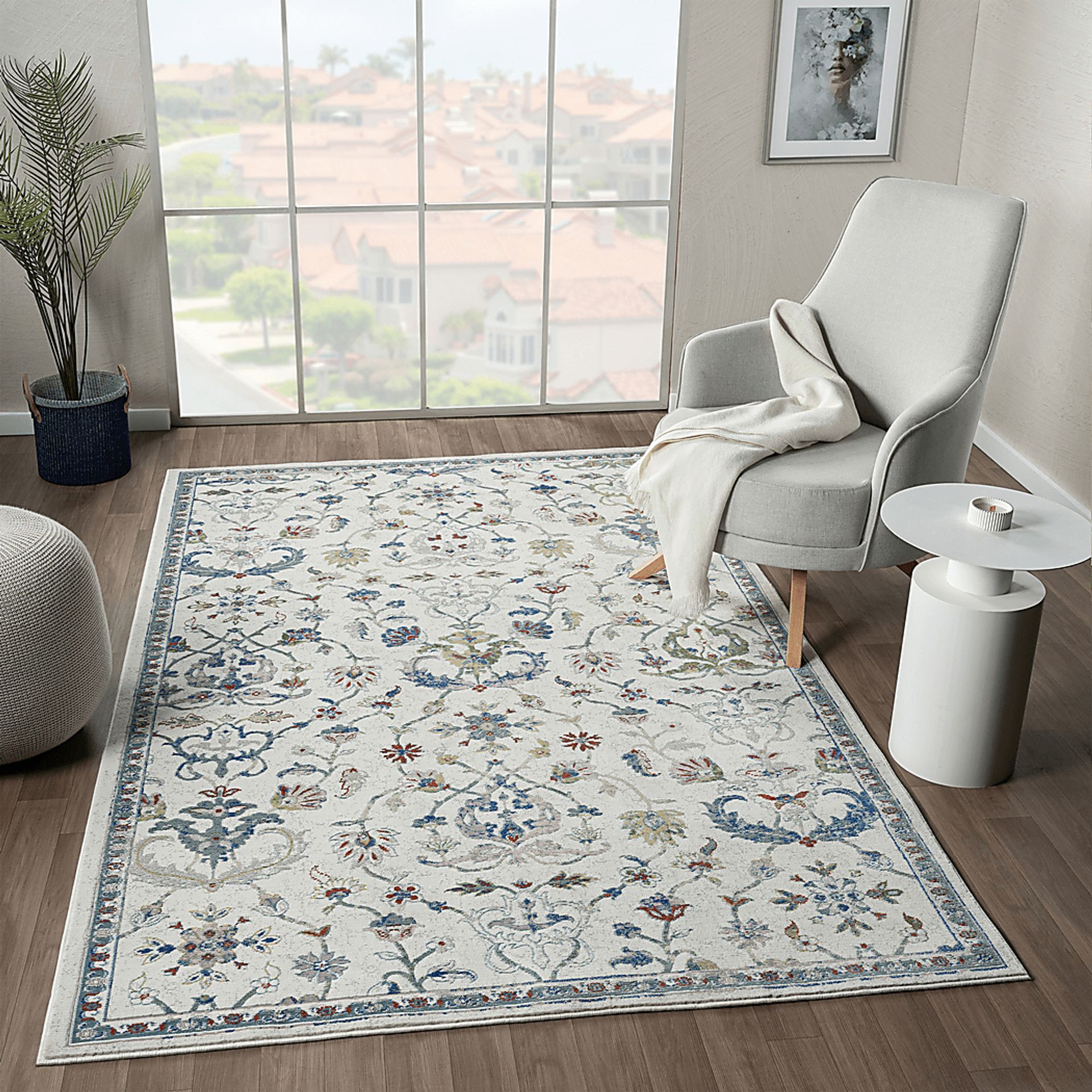 Bantera Ivory 4' x 6' Rug - Image 3