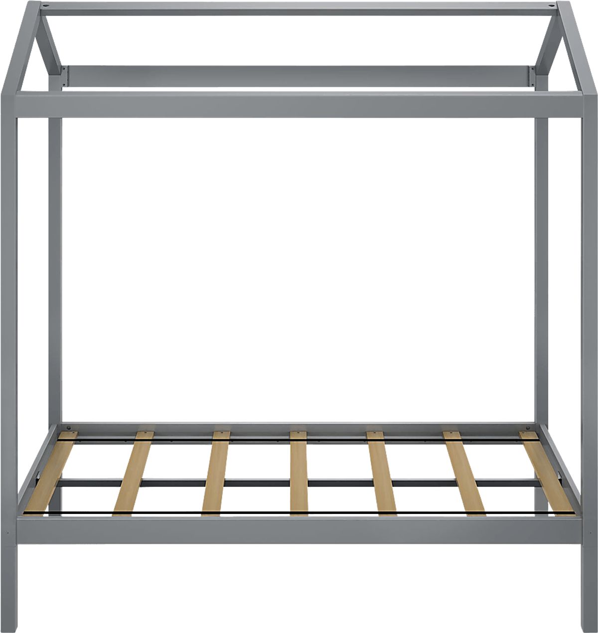 Banting Gray Twin Canopy Bed | Rooms to Go