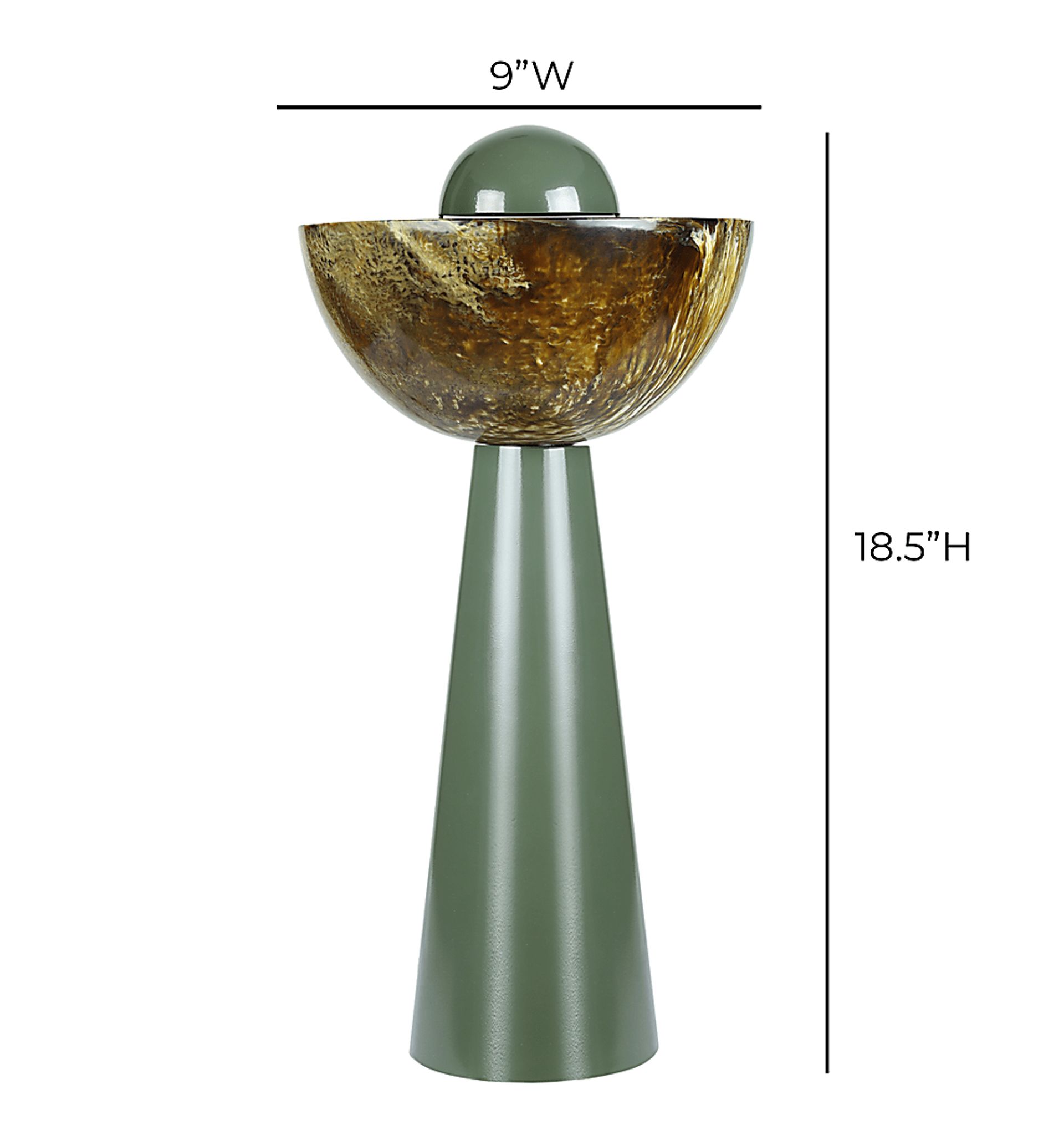 Bantu Green Lamp - Image 6