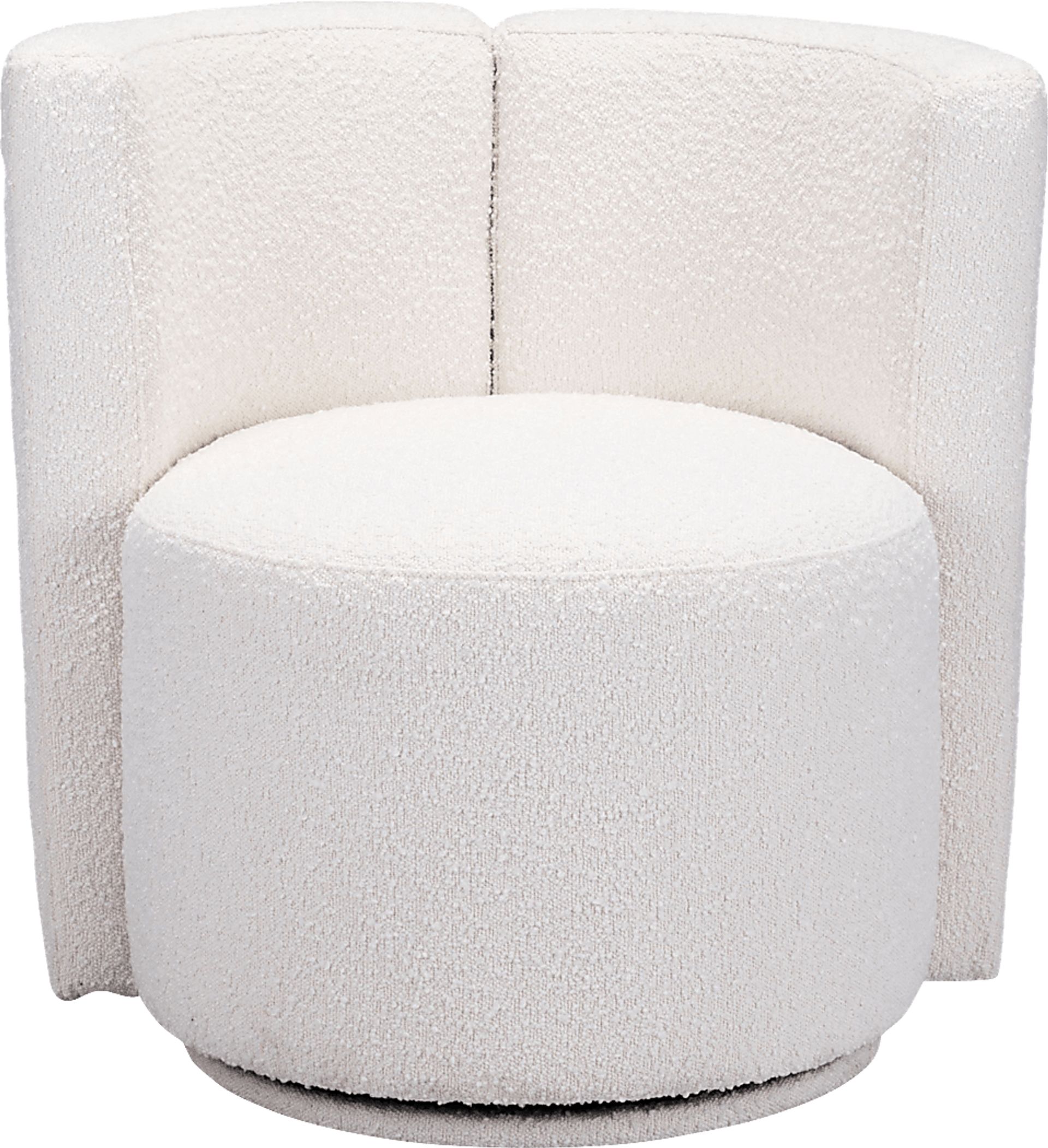 Baozy White Accent Chair - Image 2
