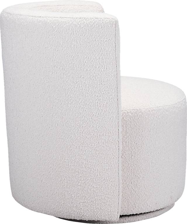Baozy White Accent Chair - Thumbnail - Image 3