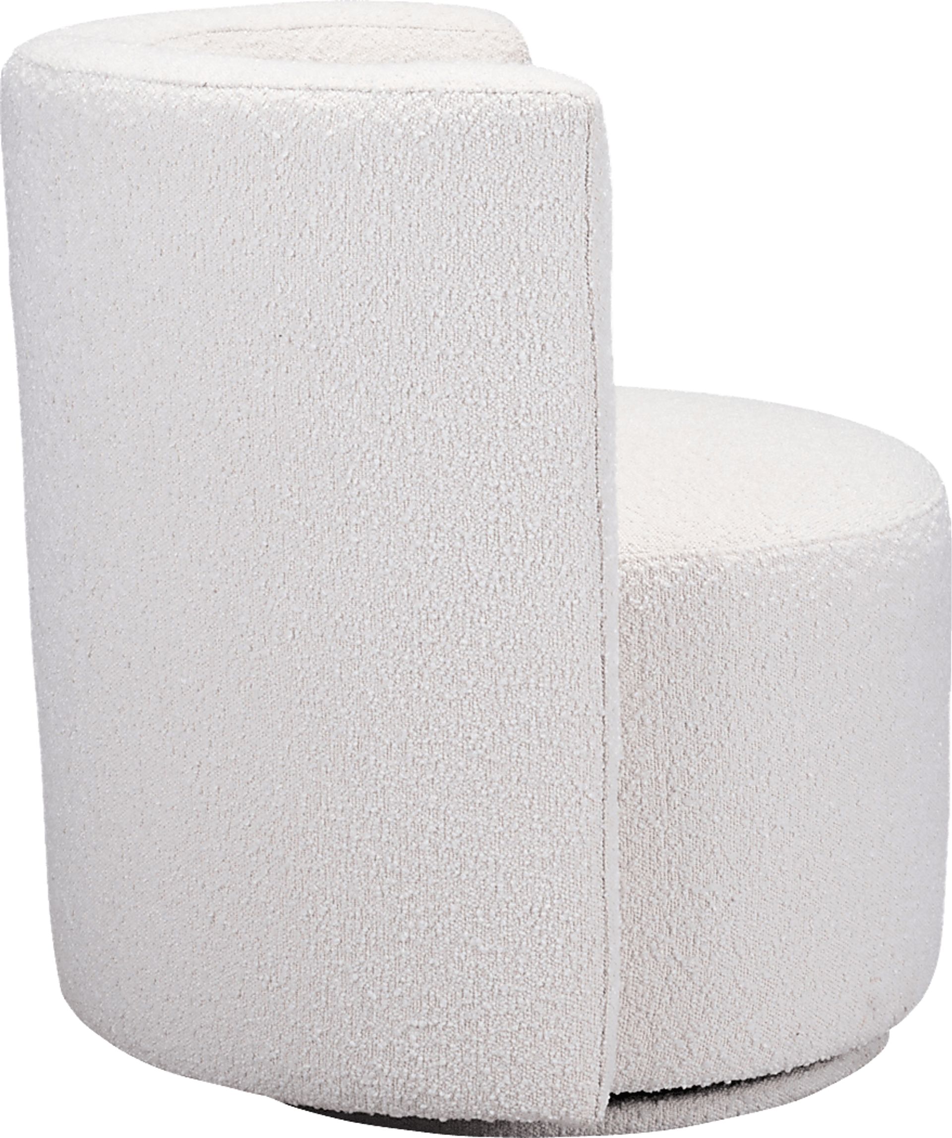 Baozy White Accent Chair - Image 3