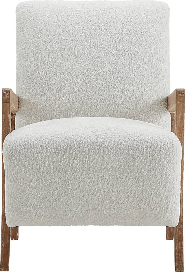 Baranco White Accent Chair - Thumbnail - Image 2