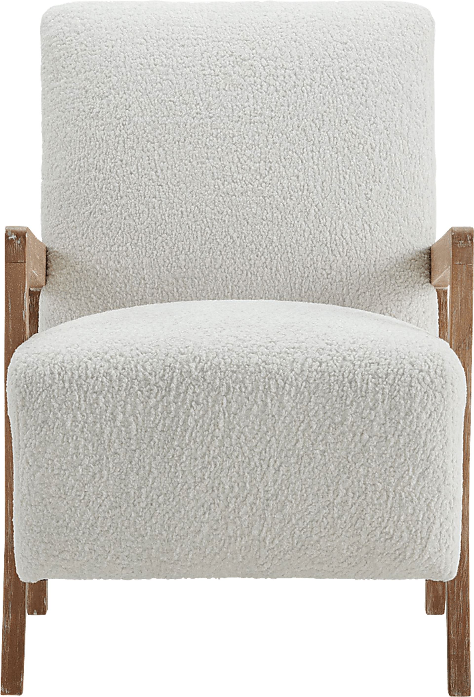 Baranco White Accent Chair - Image 2