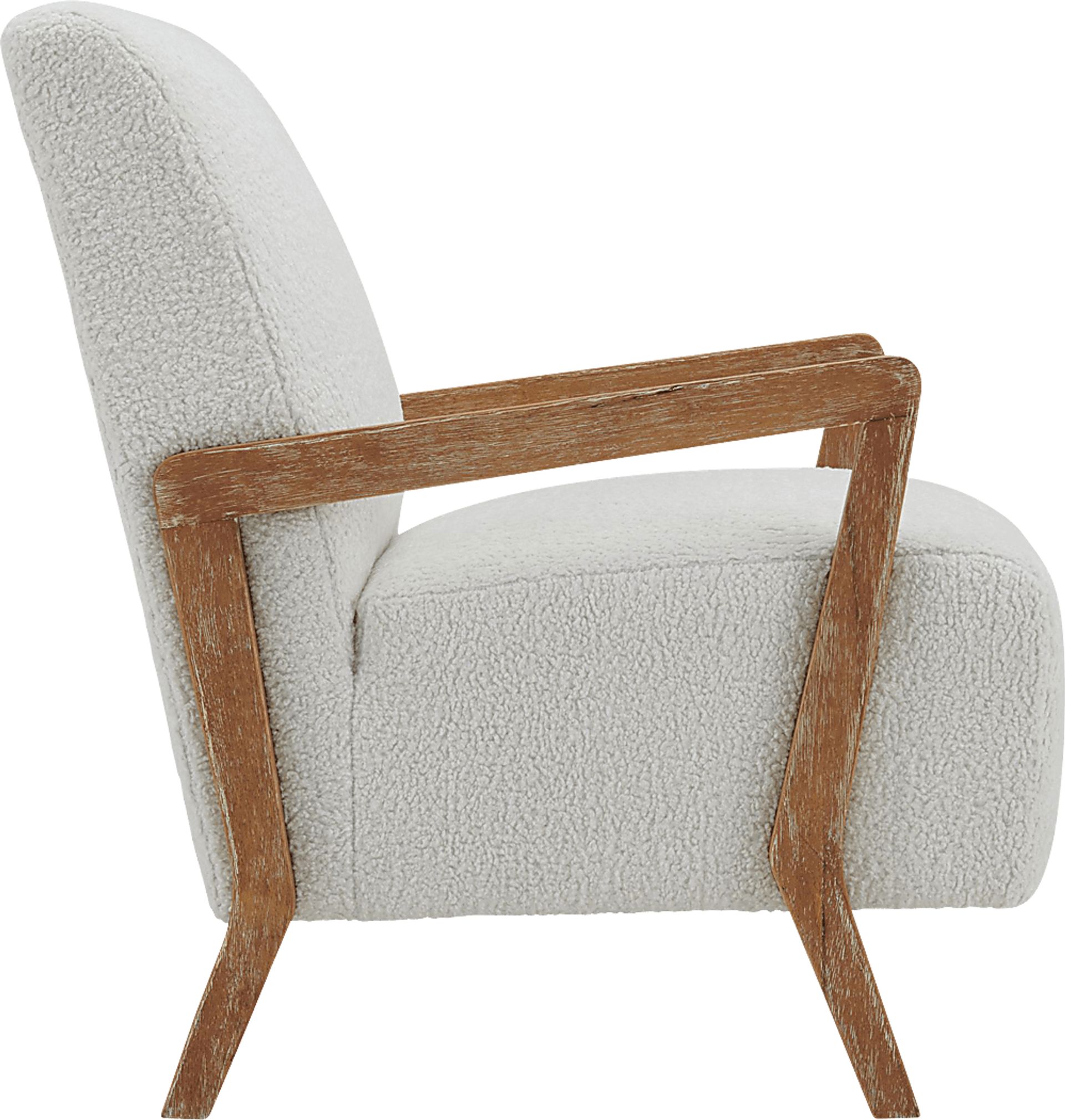 Baranco White Accent Chair - Image 3