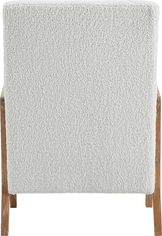 Baranco White Accent Chair - Thumbnail - Image 4