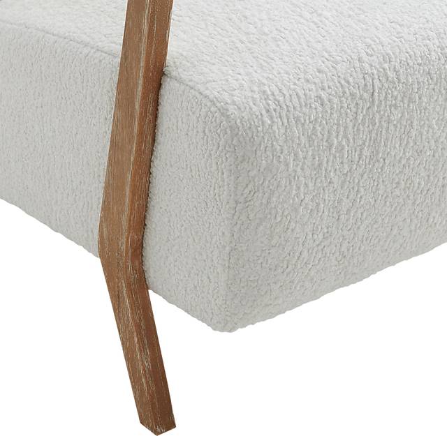 Baranco White Accent Chair - Thumbnail - Image 5