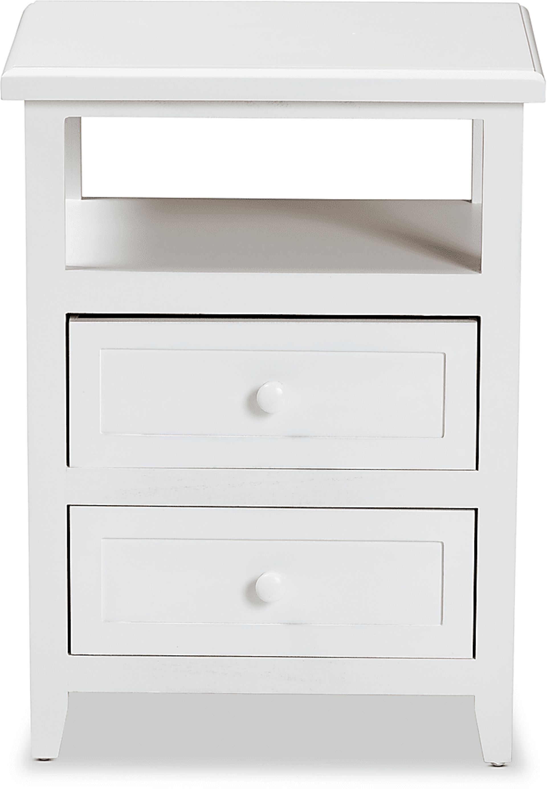 Barbaree White Nightstand - Image 3
