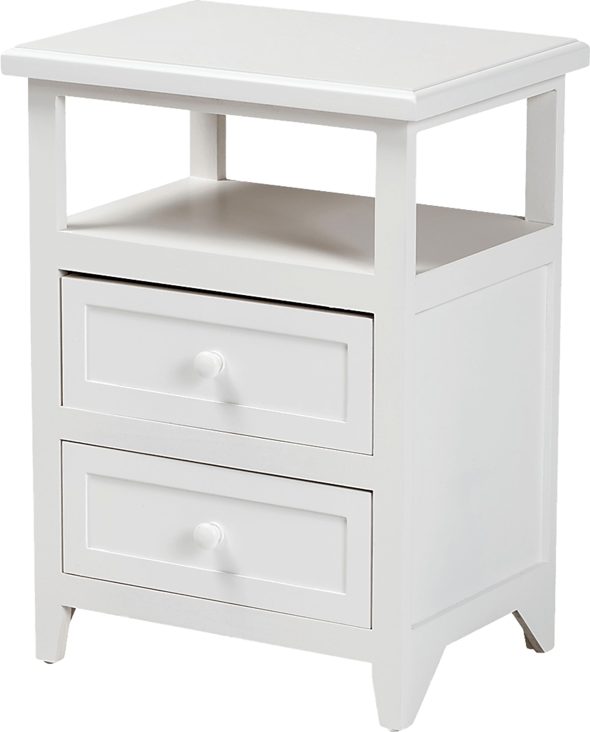 Barbaree White Nightstand - Image 1