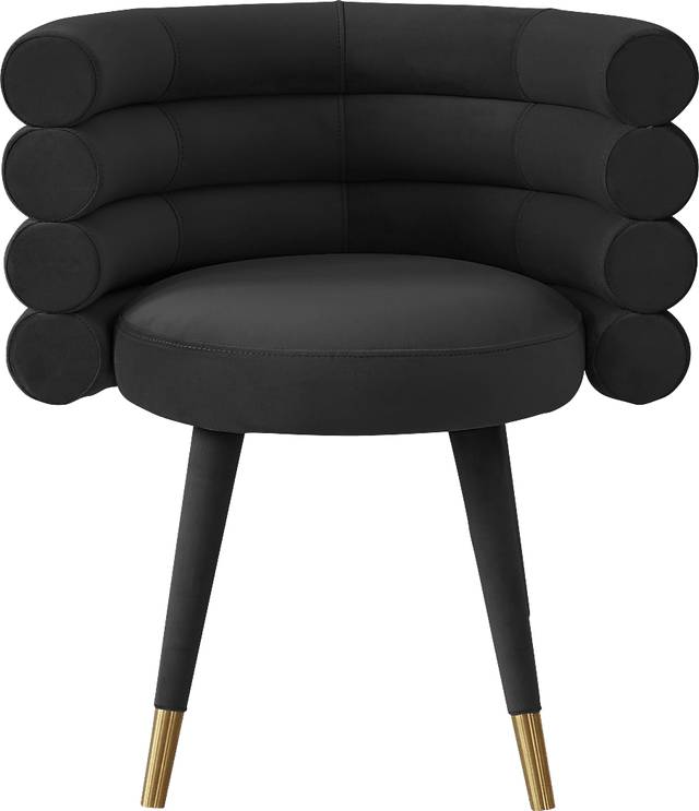 Barberry Black Arm Chair - Thumbnail - Image 2