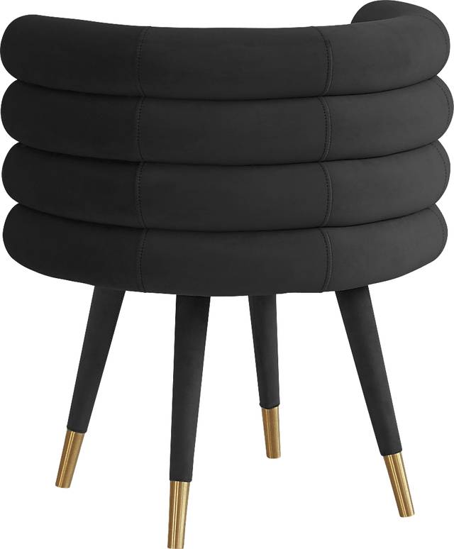 Barberry Black Arm Chair - Thumbnail - Image 3
