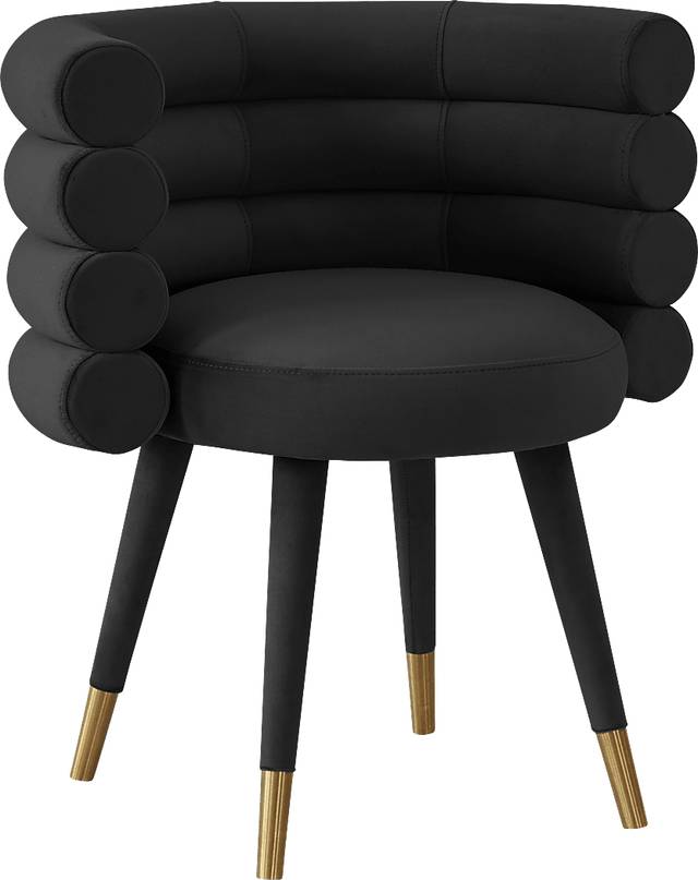 Barberry Black Arm Chair - Thumbnail - Image 1
