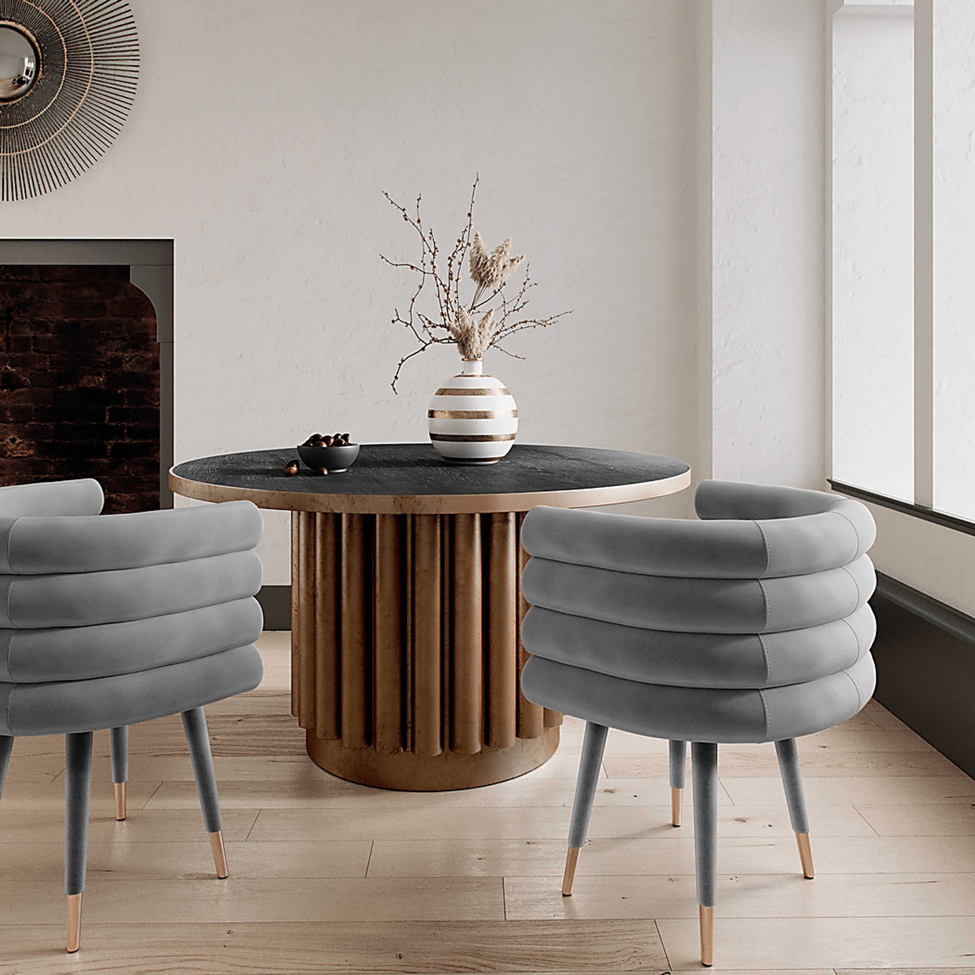 Barberry Gray Arm Chair - Image 5