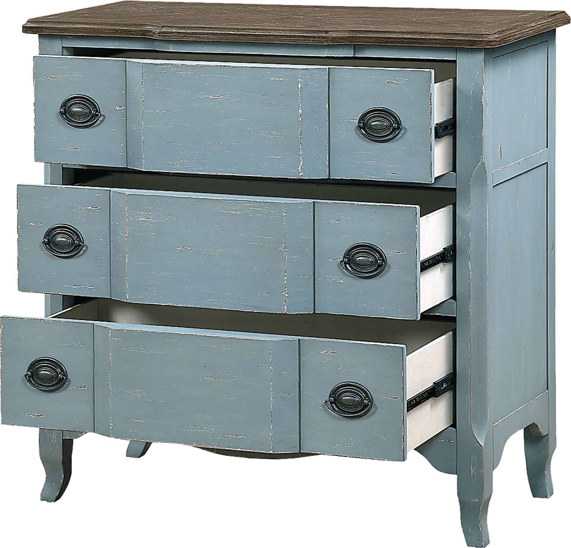Barberton Blue Accent Cabinet - Image 3