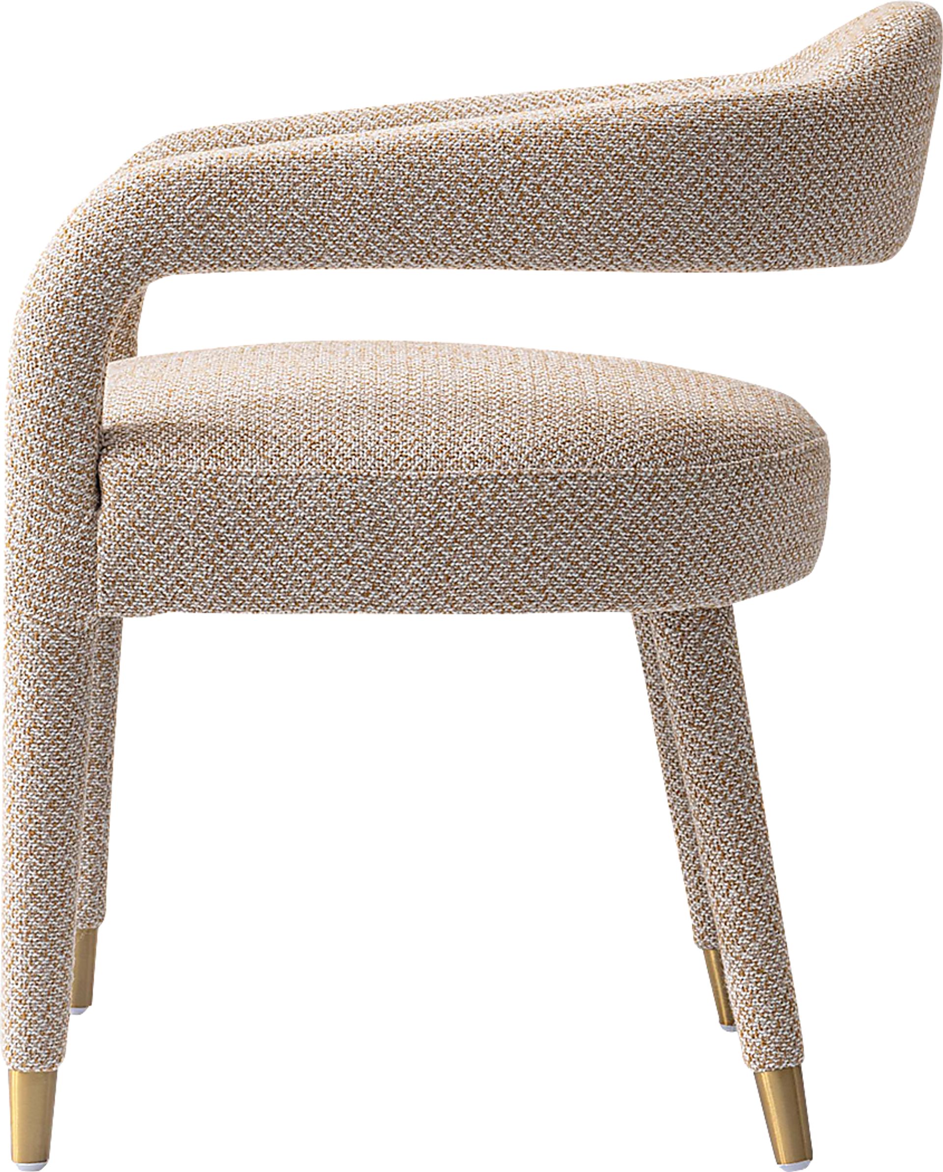 Barbette Gold Arm Chair - Image 5