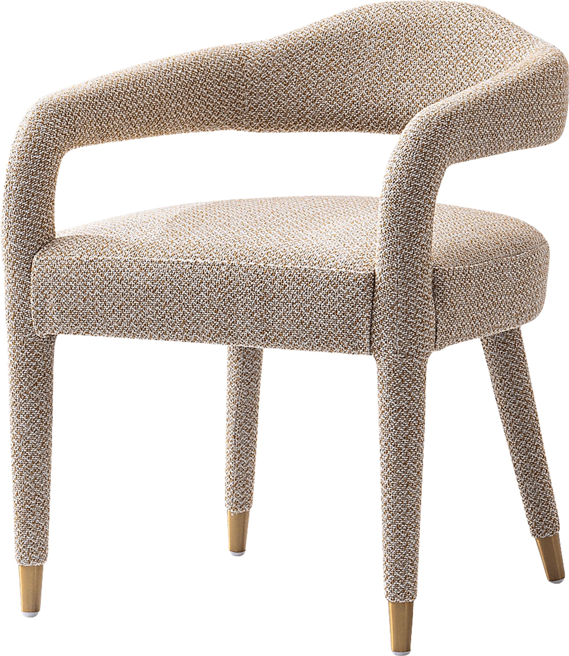Barbette Gold Arm Chair - Image 1