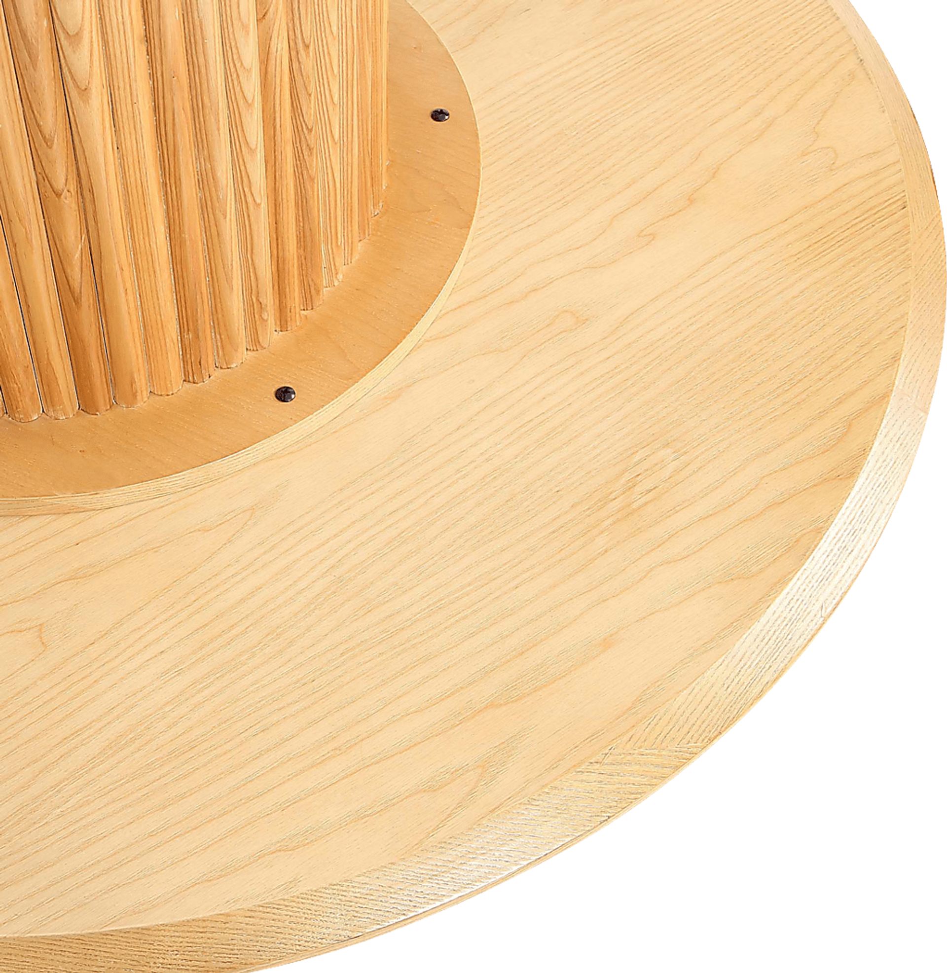 Barbette Natural and Gold 5 Pc Dining Table Set - Image 18