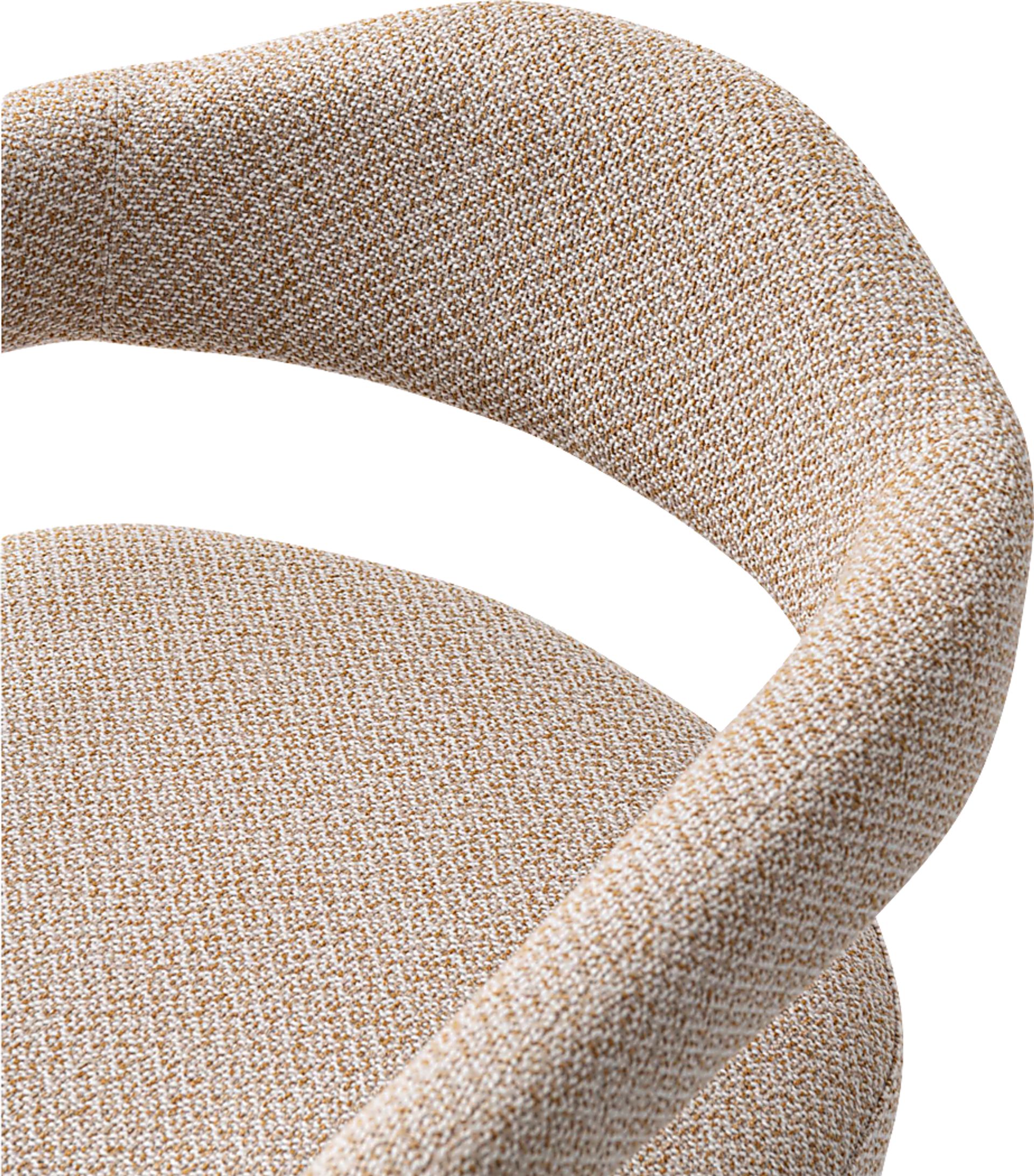 Barbette Natural and Gold 7 Pc Dining Table Set - Image 4