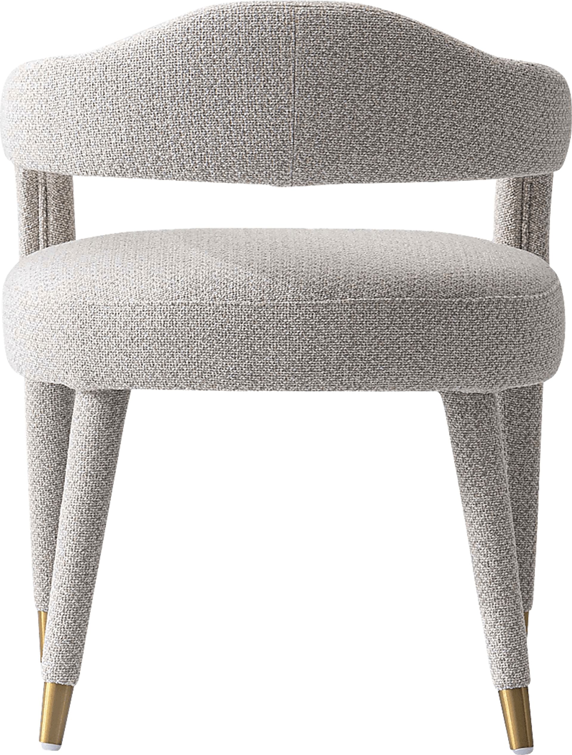 Barbette Natural and Silver 5 Pc Dining Table Set - Image 12