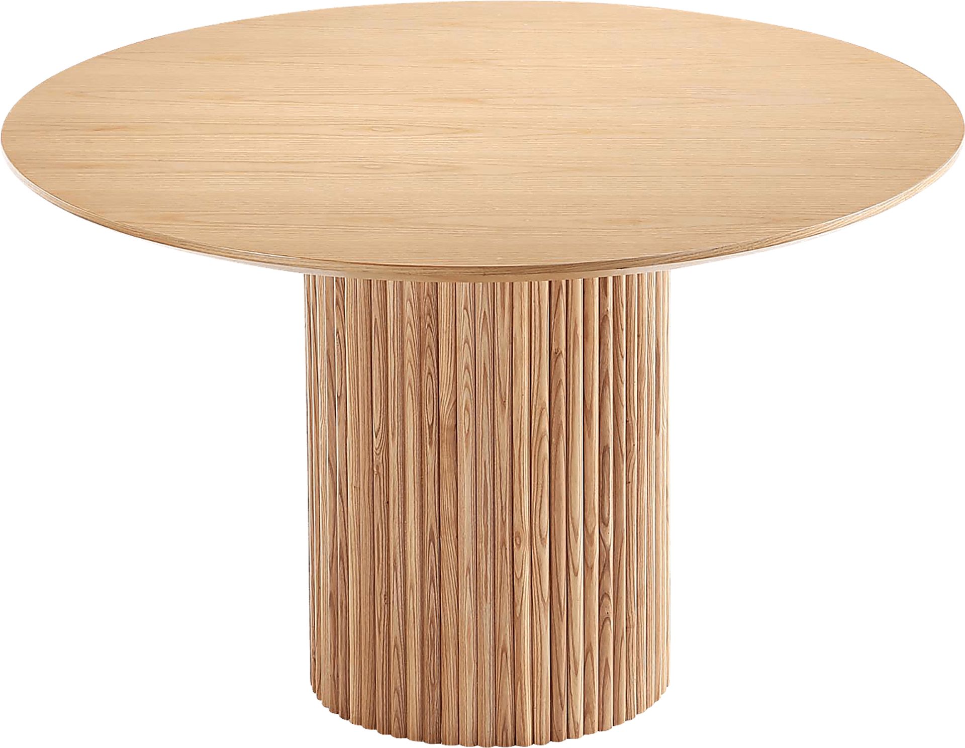 Barbette Natural and Silver 5 Pc Dining Table Set - Image 17