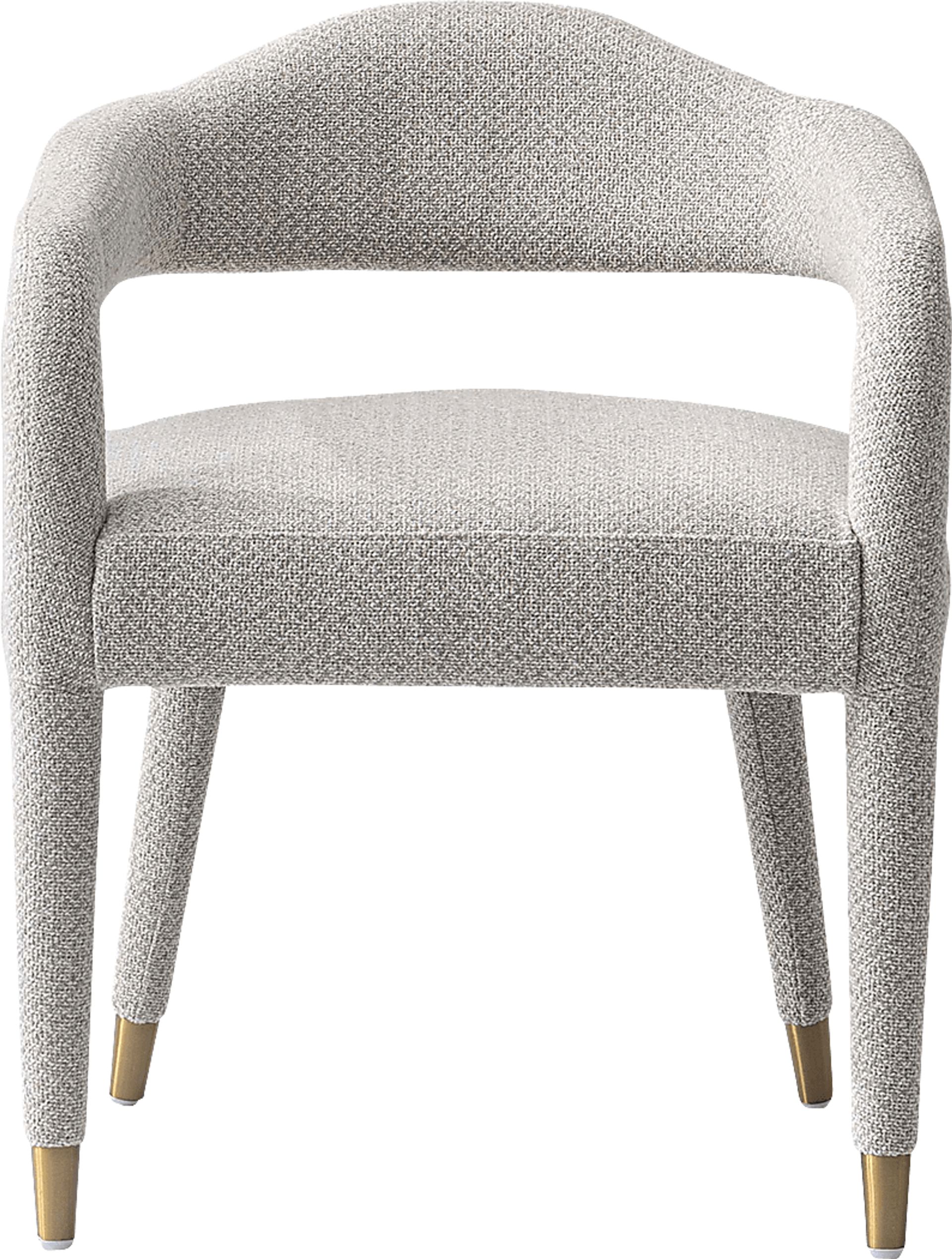 Barbette Natural and Silver 5 Pc Dining Table Set - Image 7