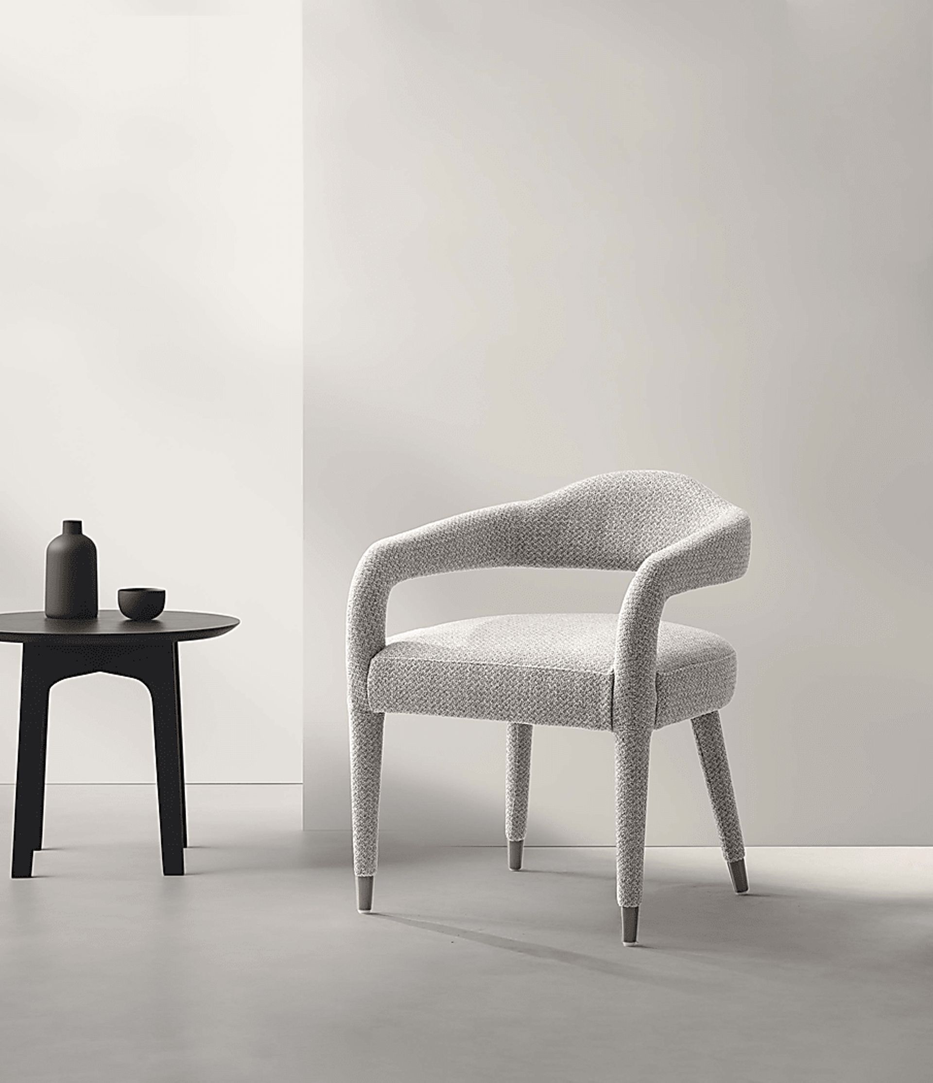 Barbette Silver Arm Chair - Image 2