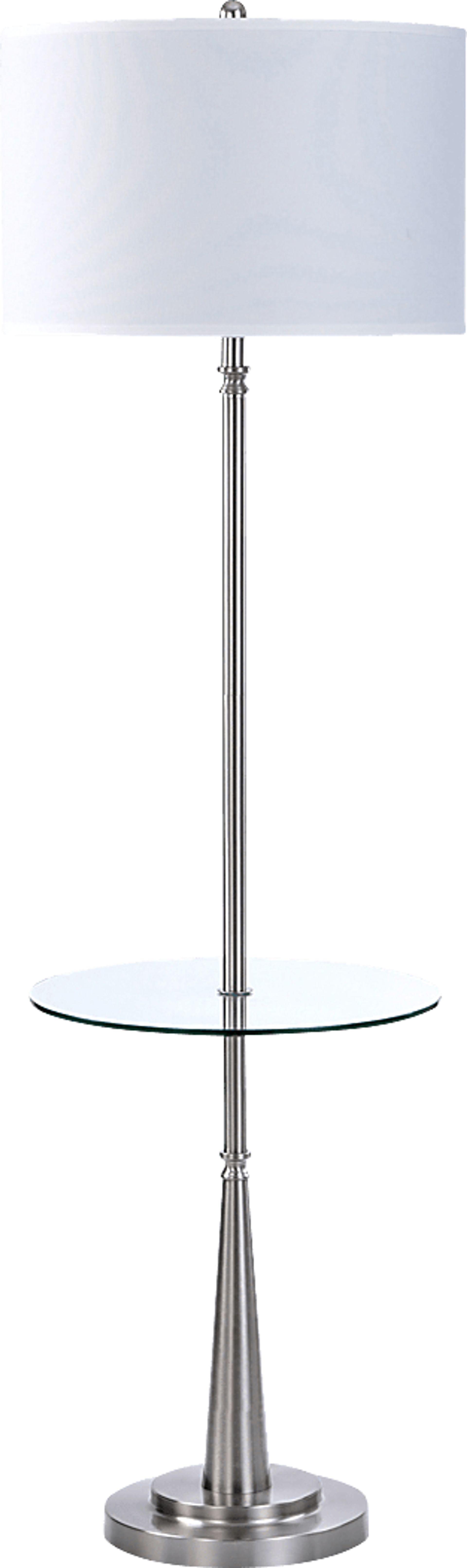 Barbey Avenue Silver Floor Lamp - Image 1
